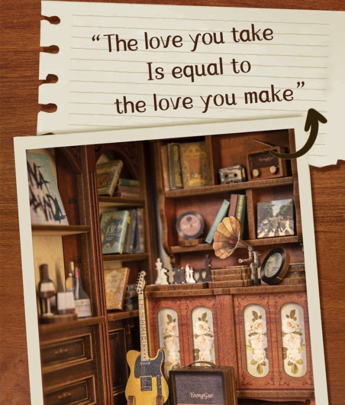 Book Nook The Secret Rhythm 23 x 11 cm 3