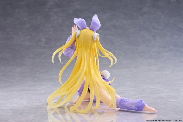 To Love-Ru Darkness MOFLOCK PVC Figure Golden Darkness (Fluffy Bunny Ver.) 13 cm 10