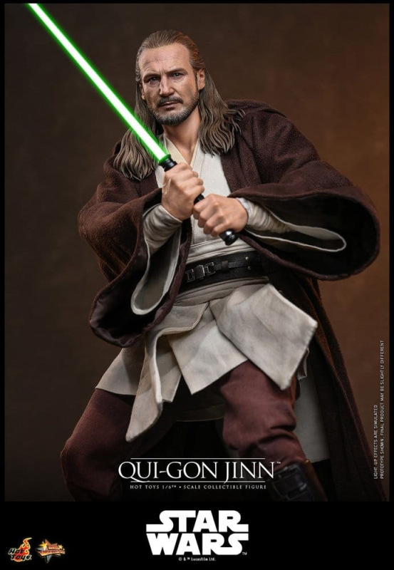 Star Wars: The Phantom Menace Movie Masterpiece Action Figure 1/6 Qui-Gon Jinn (Artisan Edition) Hot 10
