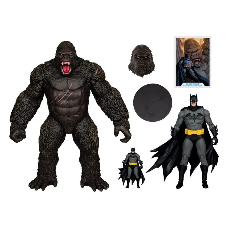 DC Justice League Monsterverse DC Multiverse Action Figures 2-Pack Batman & Kong 29 cm 1