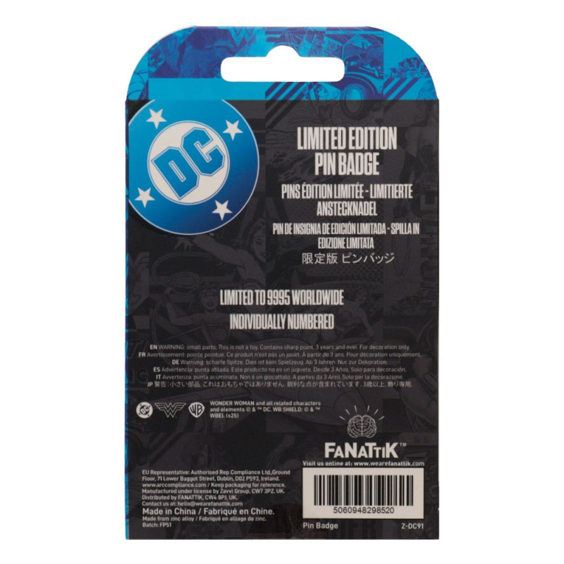 DC Comics Pin Badge Wonder Woman Amazon Warrior Limited Edition 1