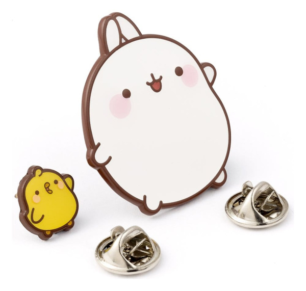 Molang Pin Badge Molang & Piu Piu 2