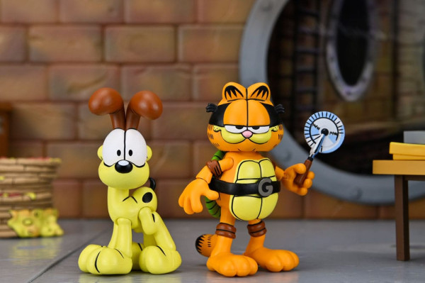 Teenage Mutant Ninja Turtles (Archie Comics) x Garfield Action Figure 2-Pack Ultimate Garfello & Odi 10