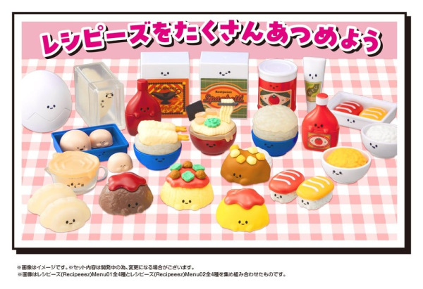 Recipeeez Mini Figure Menu 02 3 cm Assortment (4) 6