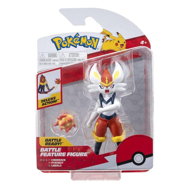 Pokémon Battle Feature Figure Cinderace 10 cm