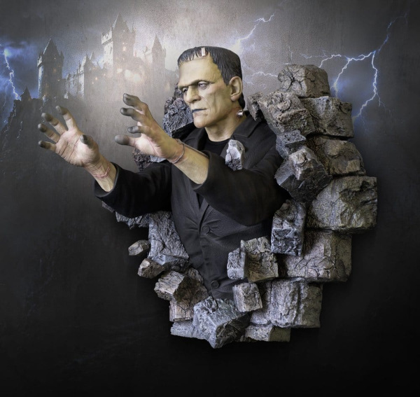 Frankenstein Wall Mount 1/1 Boris Karloff as Frankenstein's Monster 94 x 94 cm 3