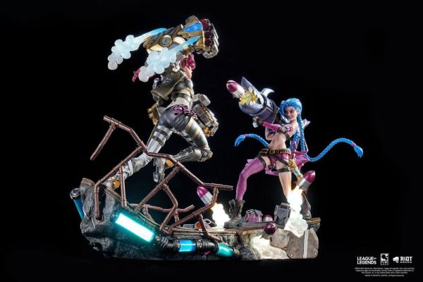 League of Legends Statues 1/6 2-Pack Vi & Jinx