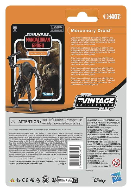 Star Wars: The Mandalorian and Grogu Vintage Collection Action Figure Mercenary Droid 10 cm 2