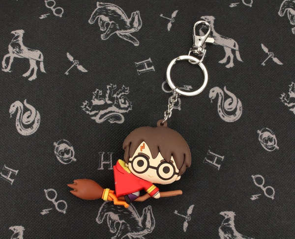 Harry Potter Rubber Keychain Harry on Broom 7 cm 5