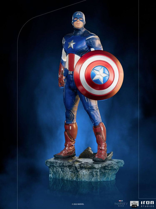 The Infinity Saga BDS Art Scale Statue 1/10 Captain America Battle of NY 23 cm 5