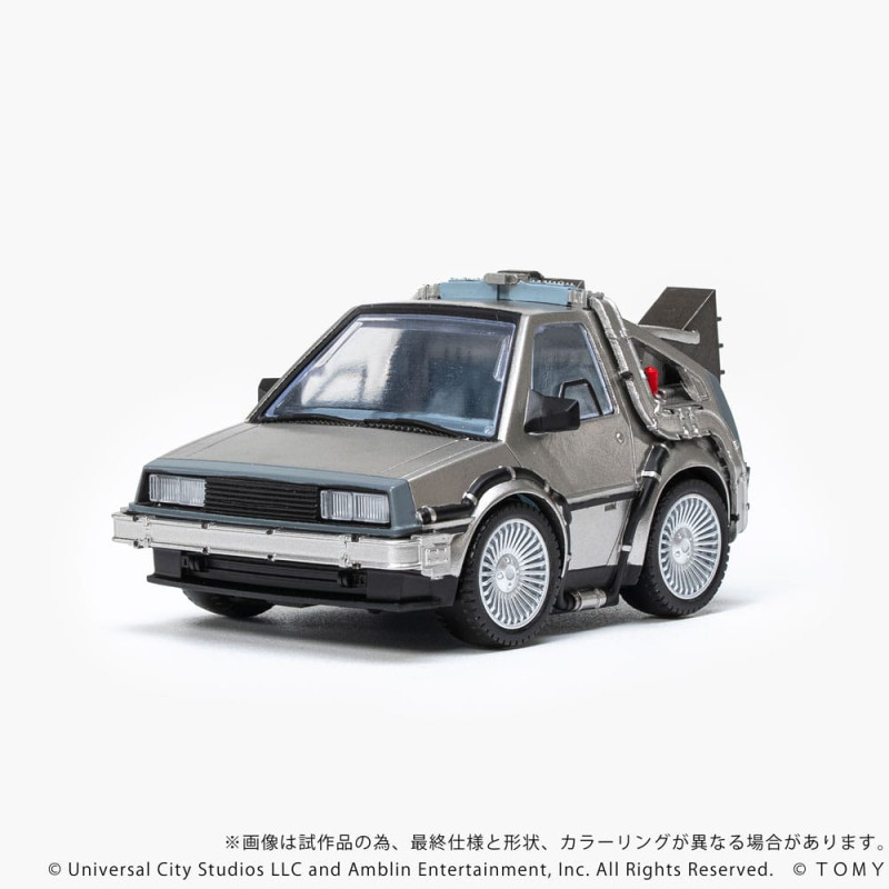 Back to the Future Q-Village Vehicles with mini-figures Time Machine Deluxe Set 9 cm 8