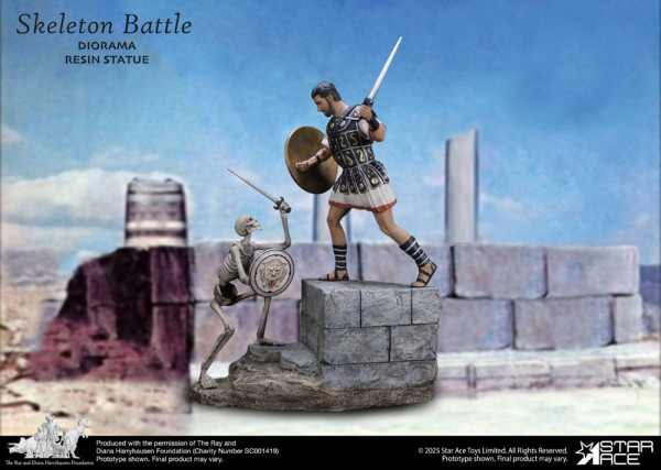Ray Harryhausen Diorama 1/8 Skeleton Battle Scene 30 cm 1
