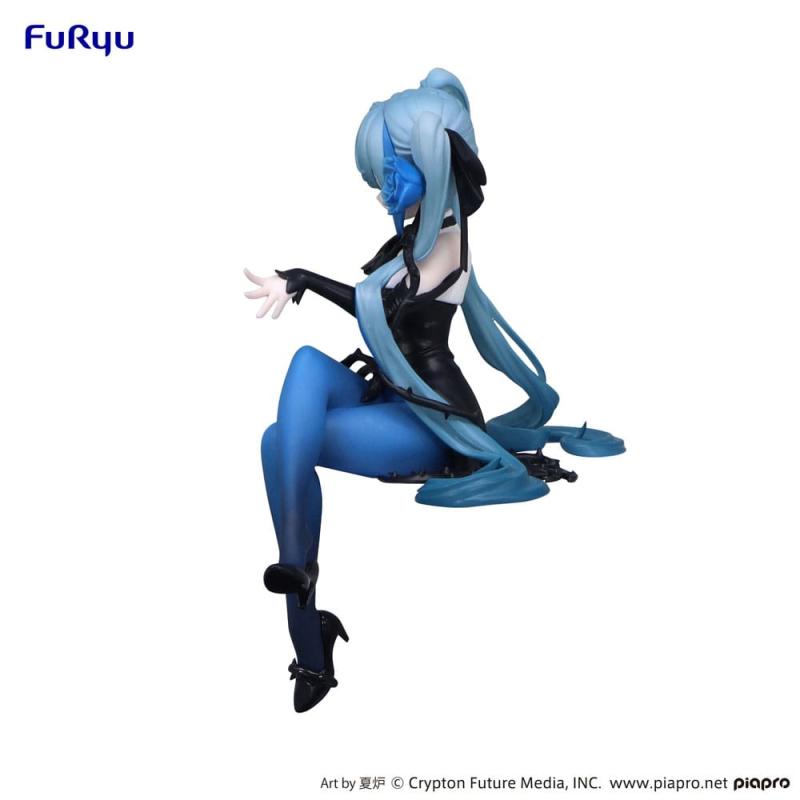 Hatsune Miku Noodle Stopper PVC Statue Blue Rose Ver. 14 cm