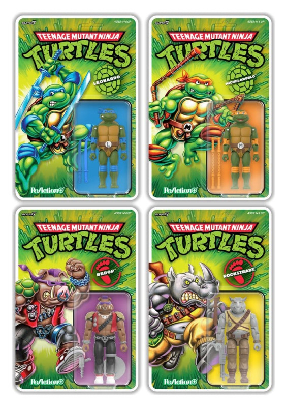 Teenage Mutant Ninja Turtles ReAction+ Action Figure Wave 02 Leonardo 2