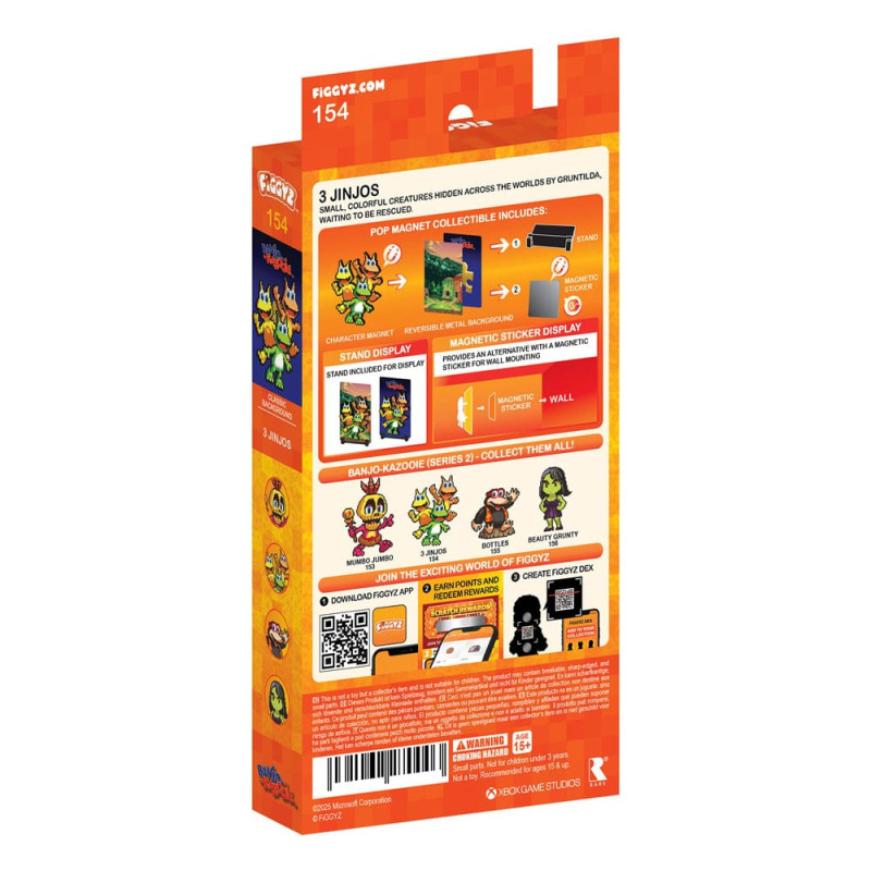 Banjo-Kazooie FiGGYZ Magnet Collectible Jinjos 11 cm 3