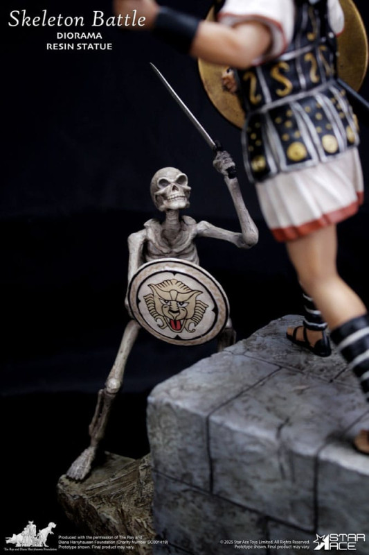 Ray Harryhausen Diorama 1/8 Skeleton Battle Scene 30 cm 6