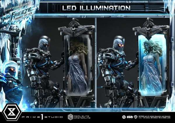 DC Comics Real Elite Masterline Series Statue 1/3 Batman (Comics) Mr. Freeze Heart of Ice (Design by 7