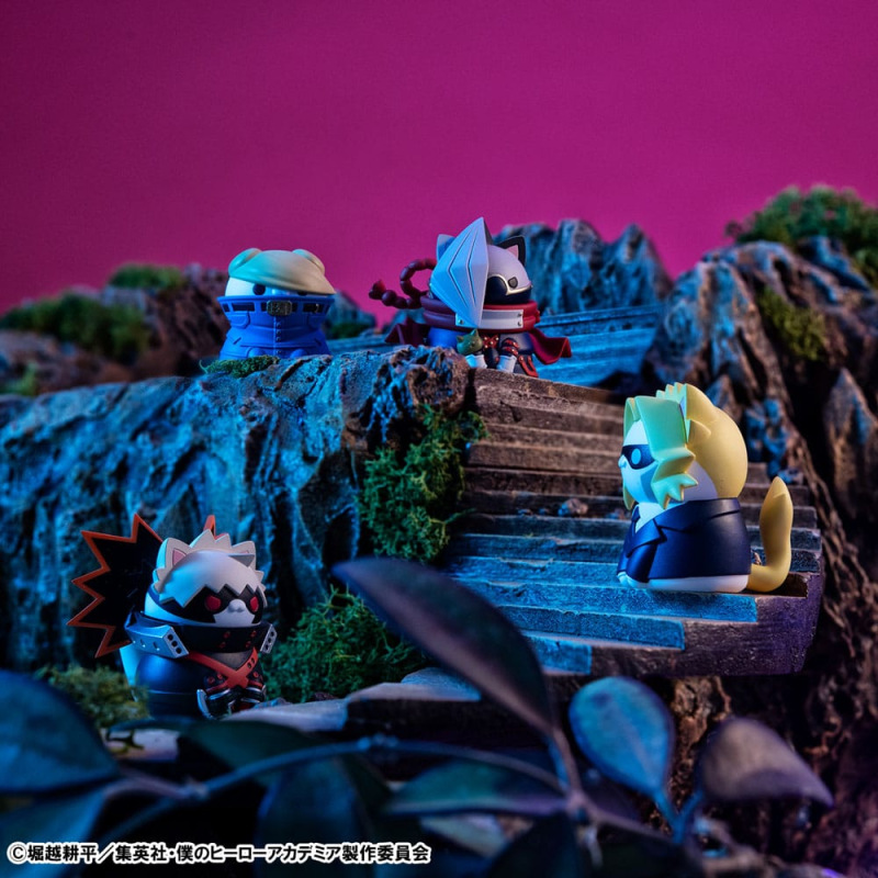 My Hero Academia Mega Cat Project Mini Figures Heroaca Cats No.02 3 cm Blind Box Assortment (8) (Rep 12