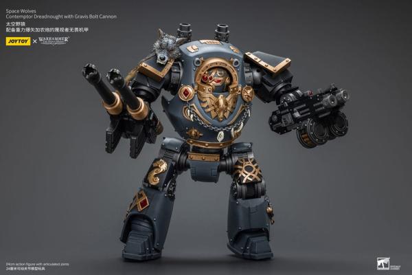 Warhammer The Horus Heresy Action Figure 1/18 Space Wolves Contemptor Dreadnought with Gravis Bolt C