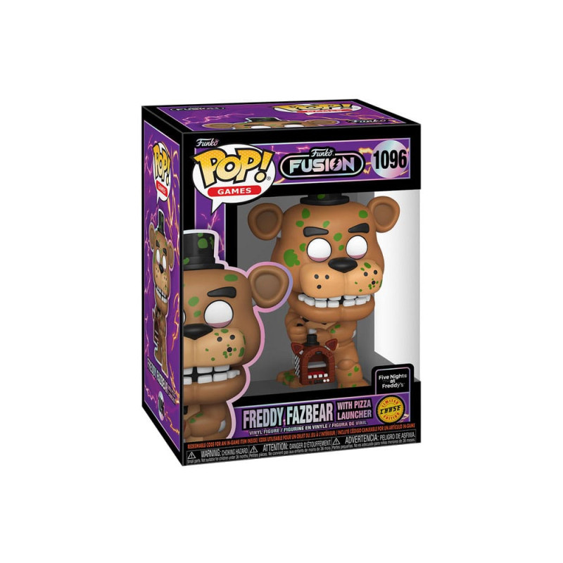 Funko Fusion POP! Games Vinyl Figures Freddy Fazbear with Pizza Launcher w/CH 9 cm Assortment (6) 1