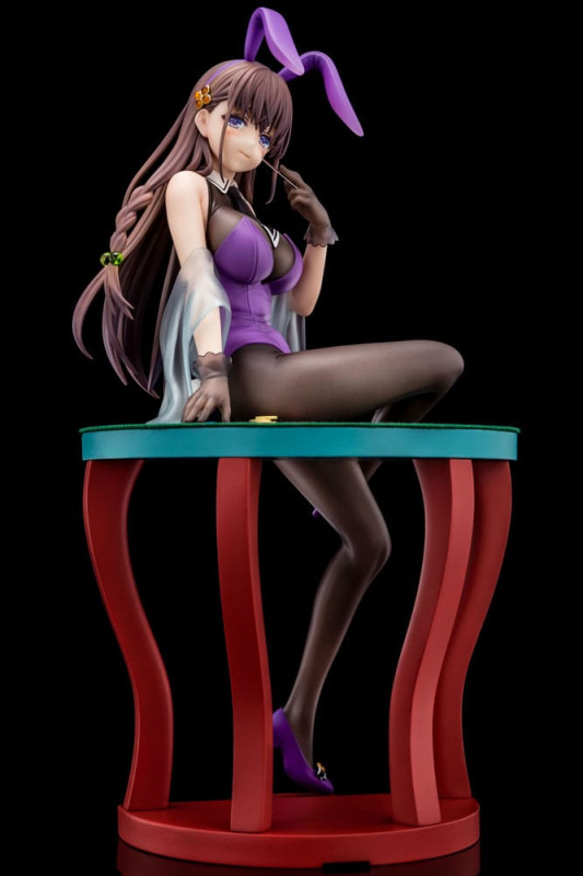 The Demon Sword Master of Excalibur Academy Statue 1/6 Elfine Phillet wearing flower's purple bunny 2