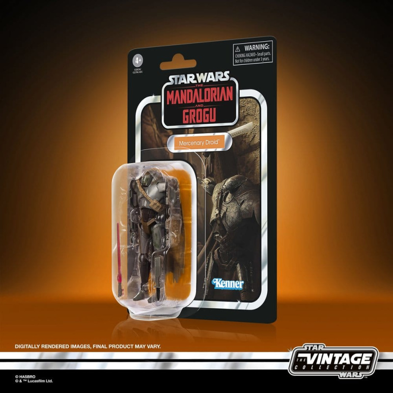 Star Wars: The Mandalorian and Grogu Vintage Collection Action Figure Mercenary Droid 10 cm 7