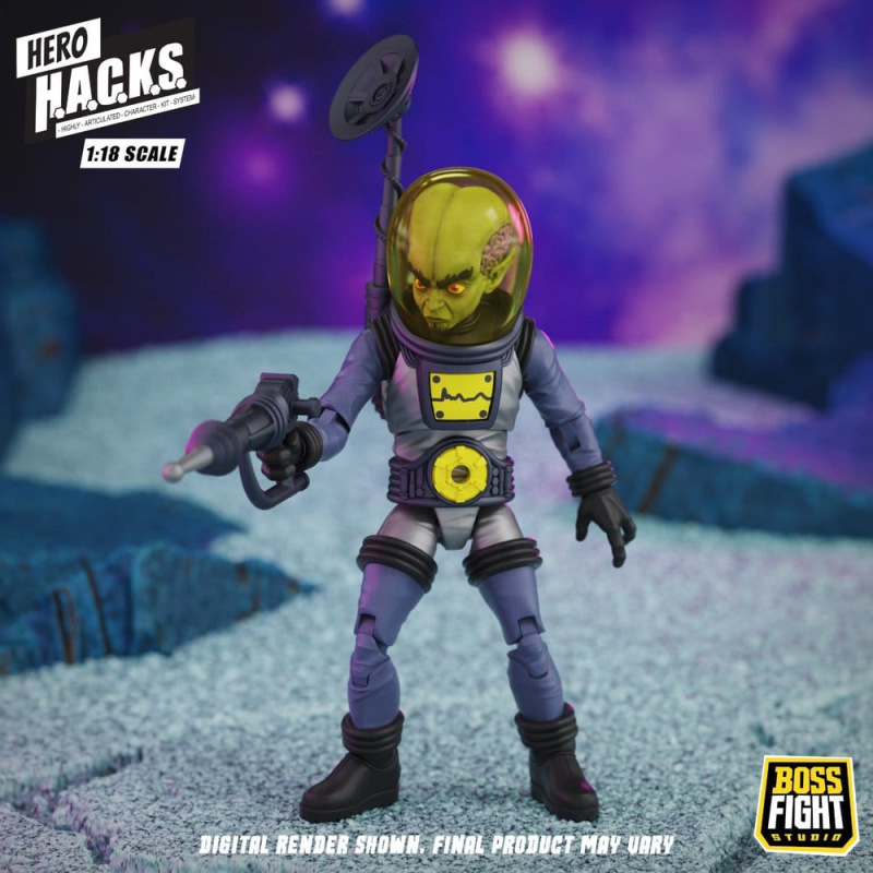 Hero H.A.C.K.S. Core Action Figure 1/18 Heroes and Villains Wave 1 Zarko Resources Inc.: Galactic Pr 3
