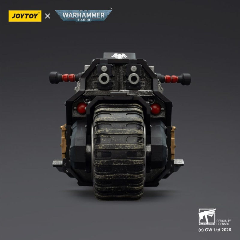 Warhammer 40,000 Raider-pattern Combat Bike Raven Guard with twin-linked bolt rifles 22 cm 1