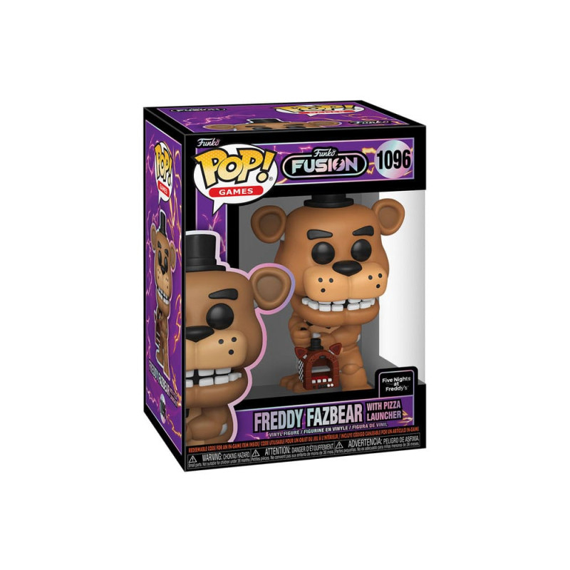 Funko Fusion POP! Games Vinyl Figures Freddy Fazbear with Pizza Launcher w/CH 9 cm Assortment (6) 2