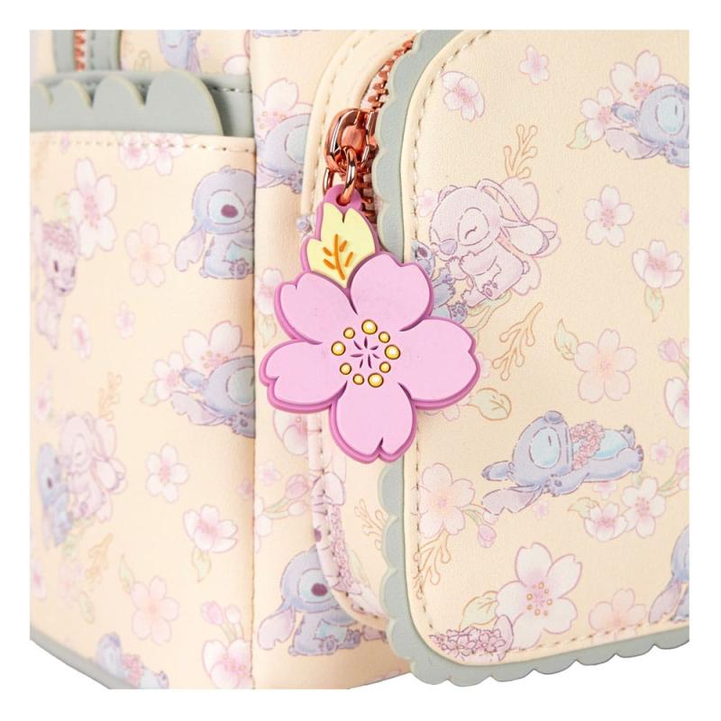Disney by Loungefly Backpack Mini Cute Stitch Cherry Blossom 5