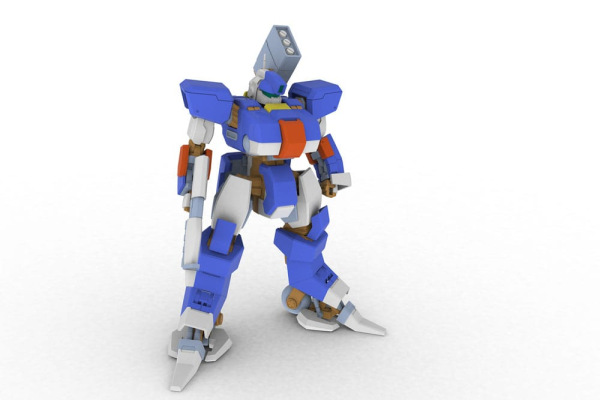 Wolf Fang Kuuga 2001 Plastic Model Kit 1/35 TYPE01 Soryu 13 cm 7