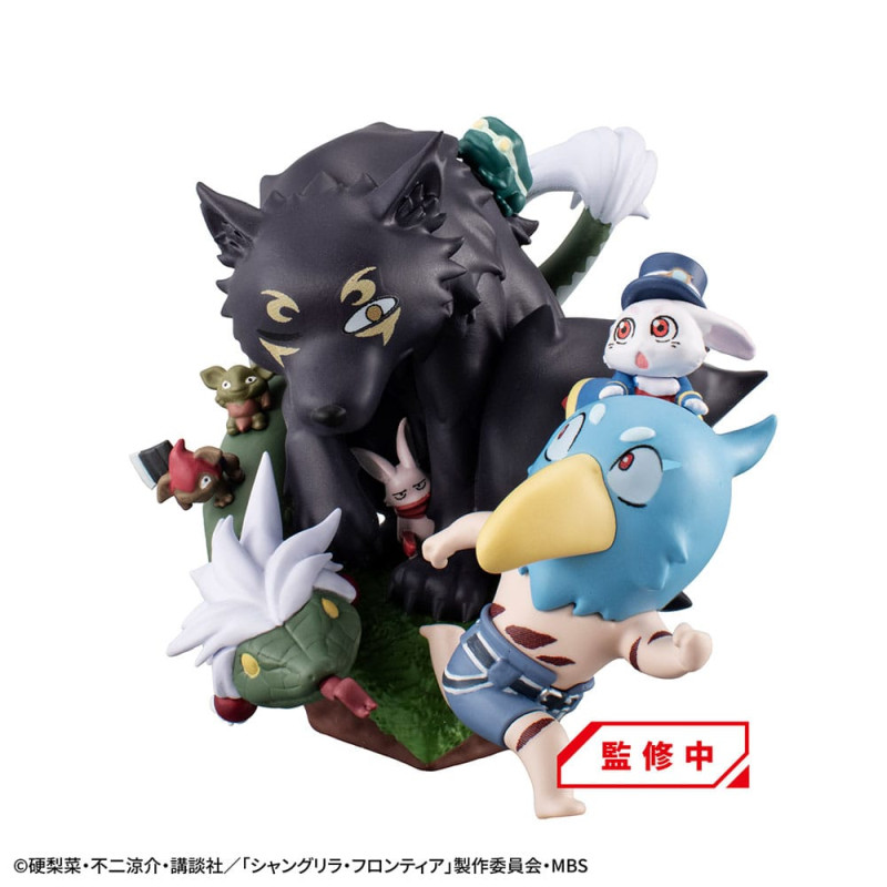 Shangri-La Frontier Petitrama EX Series Trading Figure 3-Set Shangri-La Frontier vs Monster Diorama 5