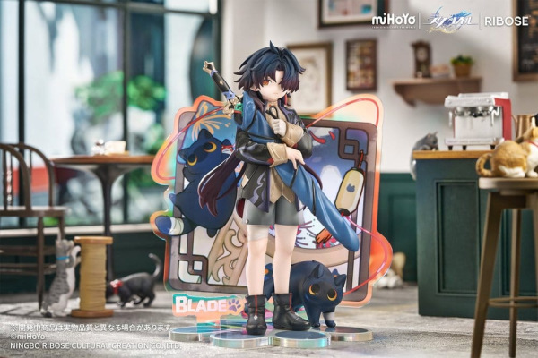 Honkai: Star Rail Rise Up+ Chibi Cat Series Chibi Figure Blade Ver. 19 cm 10