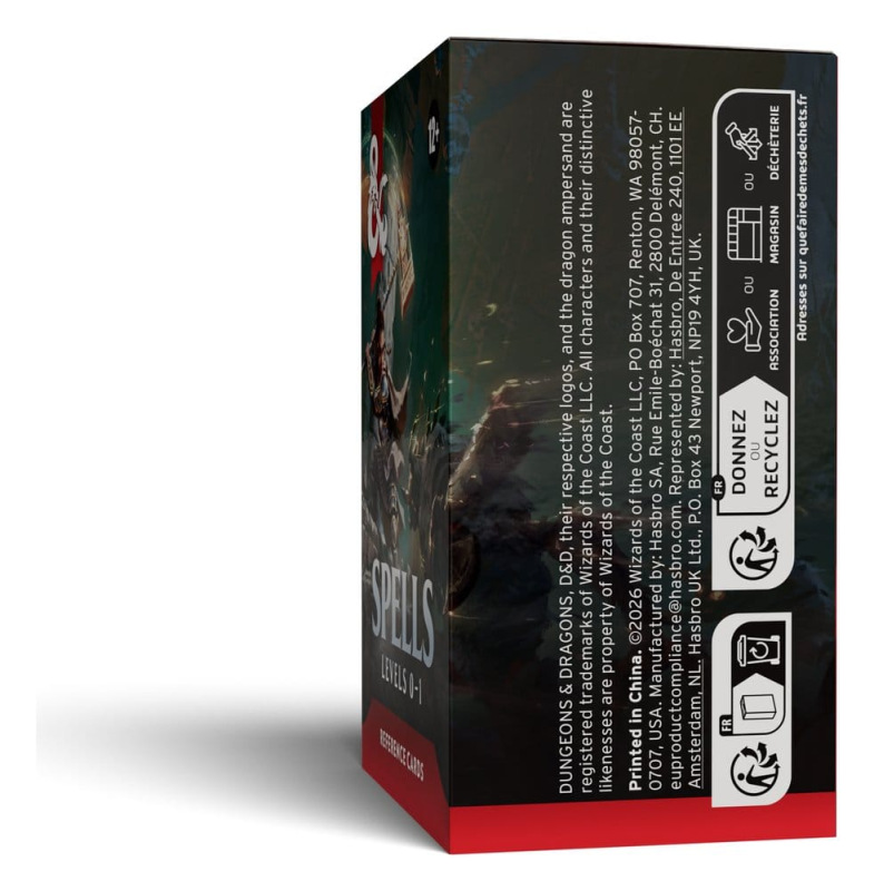 Dungeons & Dragons RPG Reference Cards: Spells (Levels 0-1) *English Version* 4