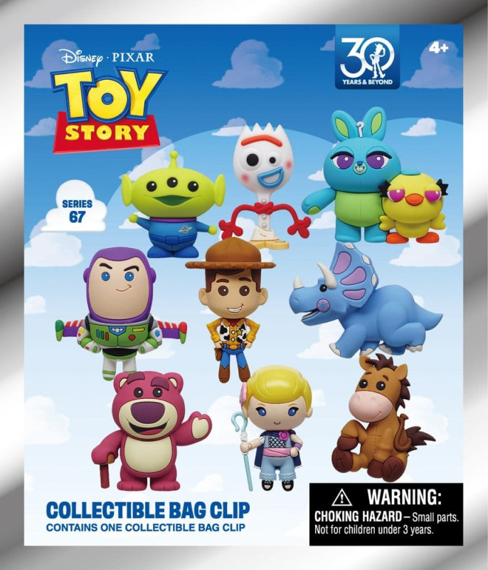 Toy Story 3D PVC Bag Clips 30th Anniversary Series 67 Display (24) 2