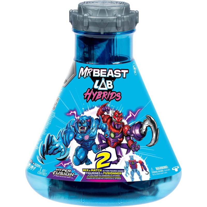 Mr. Beast Lab Hybrids Series 2 Mini Figuren 2er-Pack Spider vs Energy Panther 11 cm 4