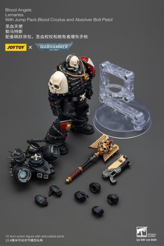 Warhammer 40,000 Action Figure Blood Angels Lemartes 12 cm 1