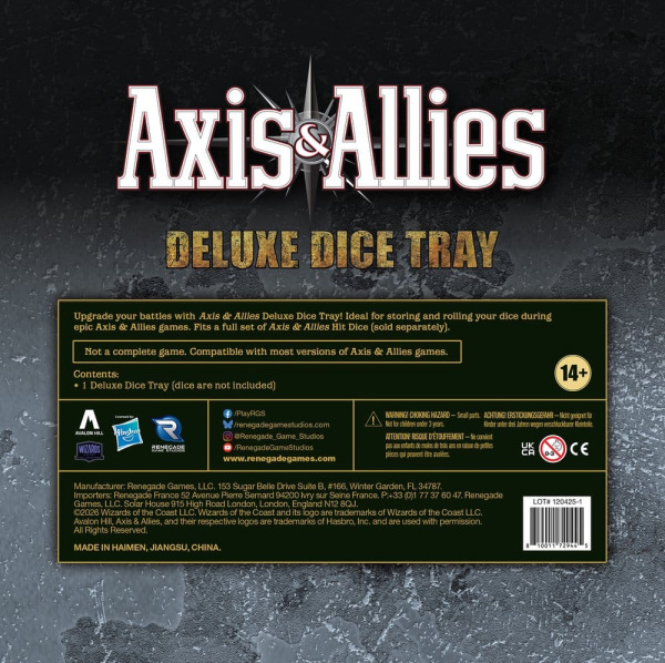 Axis & Allies Deluxe Dice Tray *English Version* 2