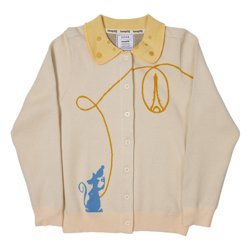 Pixar by Loungefly Cardigan Unisex Ratatouille Collared Size L