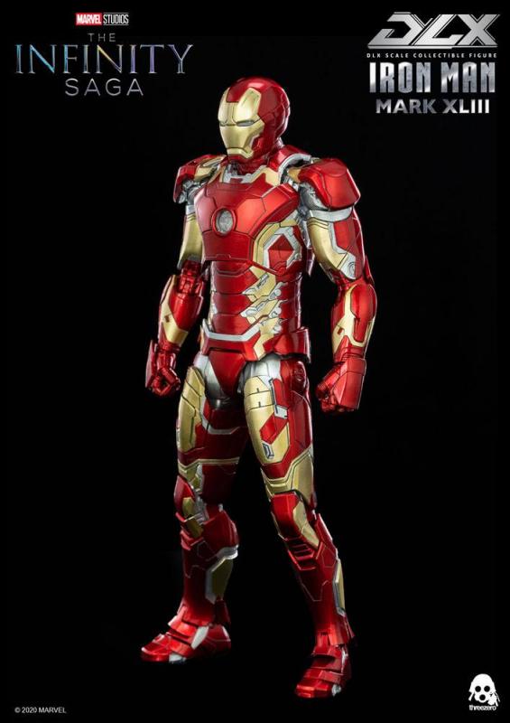 Infinity Saga: Iron Man Mark 43 1/12 DLX Action Figure - ThreeZero