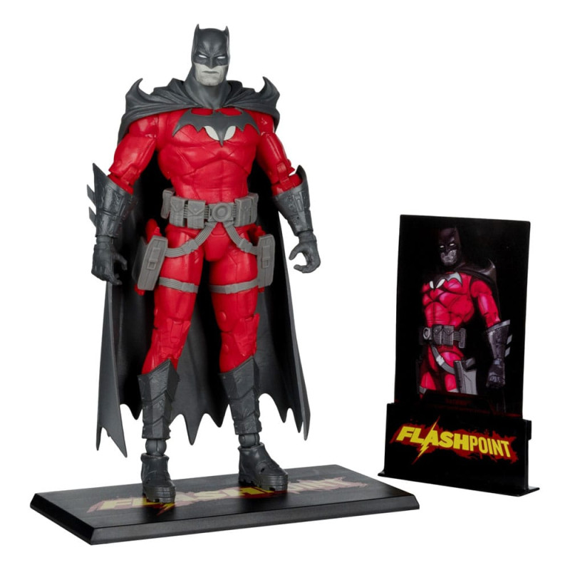 DC Multiverse Action Figure Batman (Flashpoint) (Black & White Accent Edition) (Gold Label) 18 cm 1