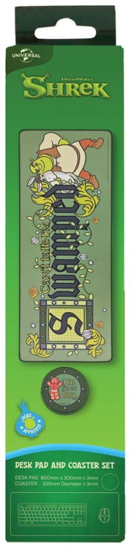 Shrek Desk Pad & Coaster Set 6