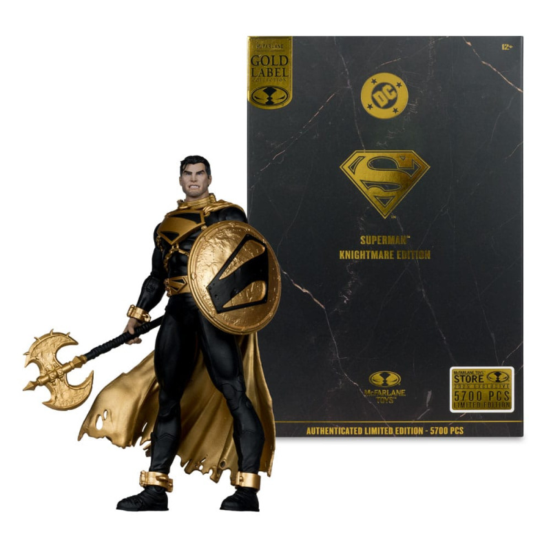 DC Multiverse Action Figure Superman (Future State) (Knightmare) (Gold Label) 18 cm 5