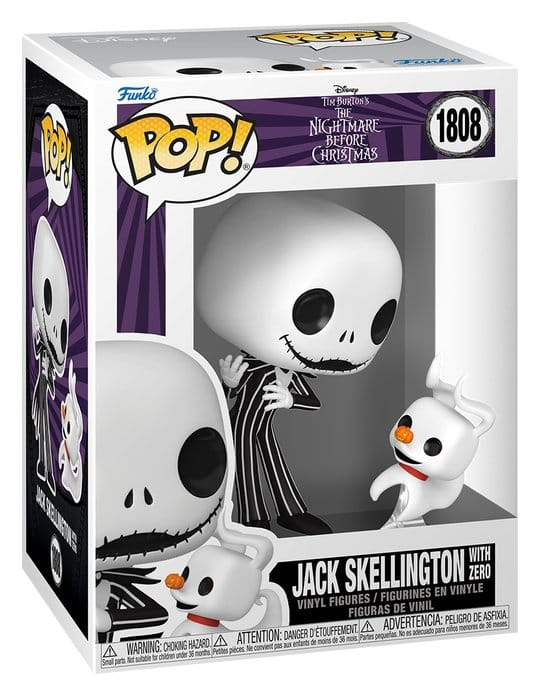 The Nightmare Before Christmas POP! & Buddy Vinyl Figure Jack & Zero 9 cm 1