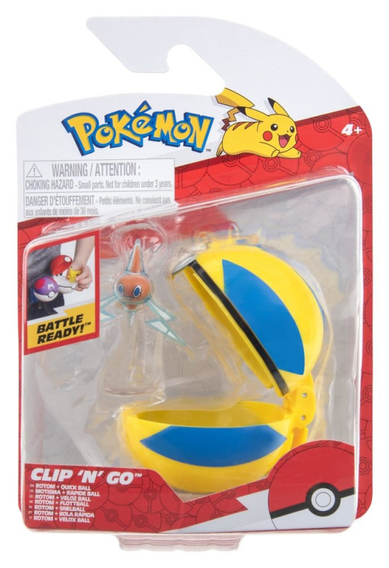 Pokémon Clip 'n' Go Action Figure Wave 21 Rotom & Quick Ball 8