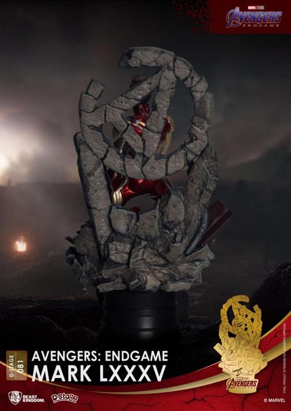 Avengers Endgame: Mark LXXXV 16 cm Closed Box Ver.D-Stage PVC Diorama - Beast Kingdom Toys