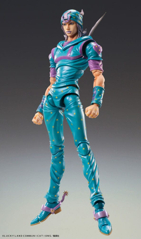 JoJo's Bizarre Adventure Part7 Steel Ball Run Super Action Action Figure Chozokado Johnny Joestar Se 1