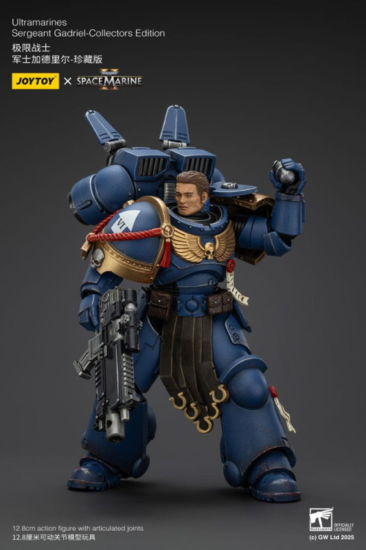 Warhammer 40,000: Space Marine 2 Action Figure Ultramarines Sergeant Gadriel Collectors Edition 13 c 2