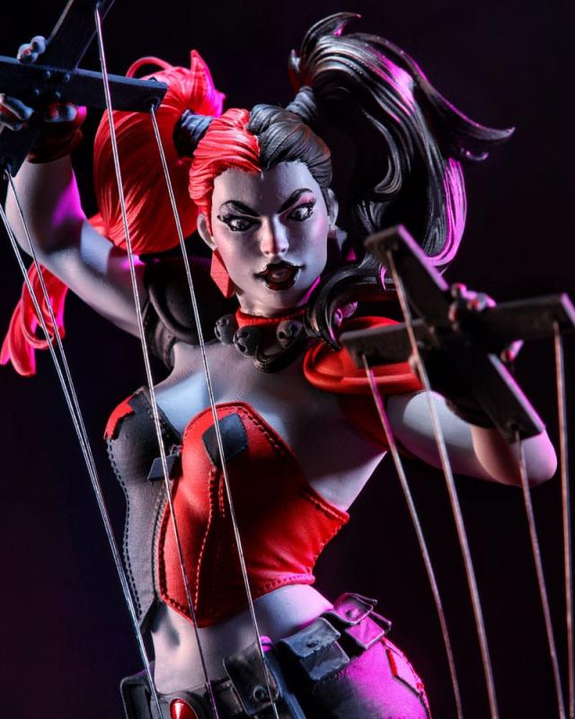 DC Comics Red, White & Black Statue 1/10 Harley Quinn by Emanuela Lupacchino 18 cm