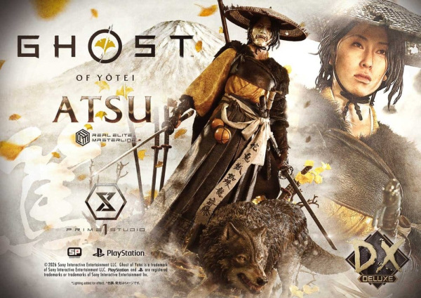 Ghost of Yotei Real Elite Masterline Statue 1/4 Atsu Deluxe Version 59 cm 1